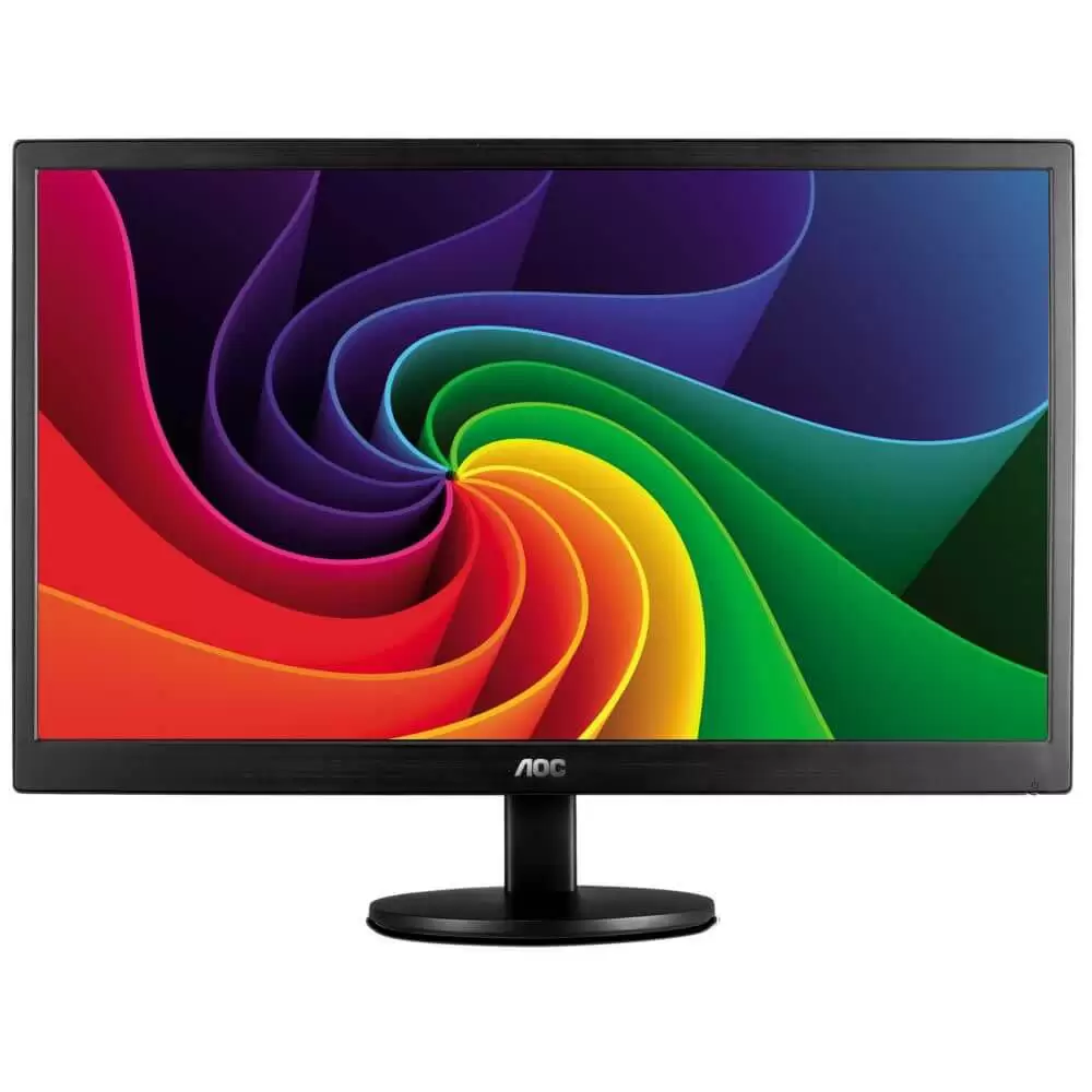 Monitor Led AOC 18.5" E970Swhnl Slim 60Hz Preto