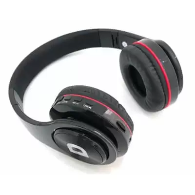 Headphone Bluetooth B-68 DEX Preto com Vermelho