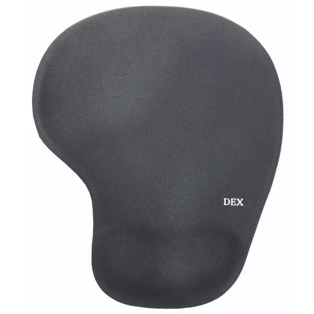 Mouse Pad Preto 23x19x1 Ergonômico Com Apoio Em Gel DEX