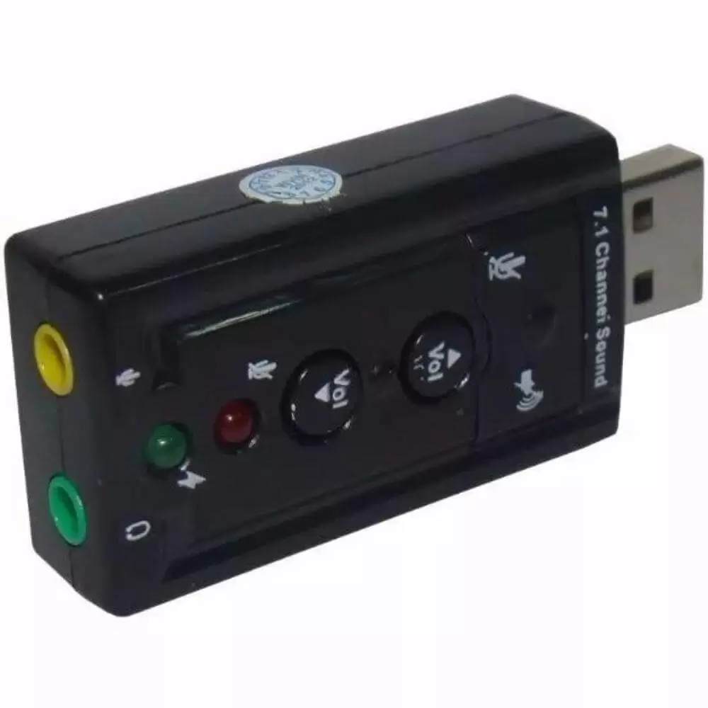 Adaptador de som USB 2.0 Exbom 7.1 canais - Imagem 2