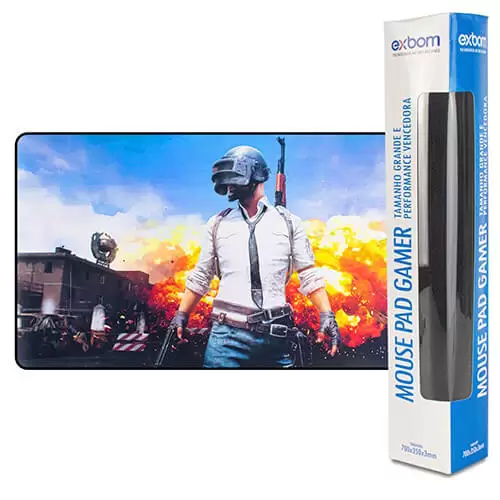 Mouse Pad Gamer 700x350x3mm MP-7035C Exbom Mod 30 Mission
