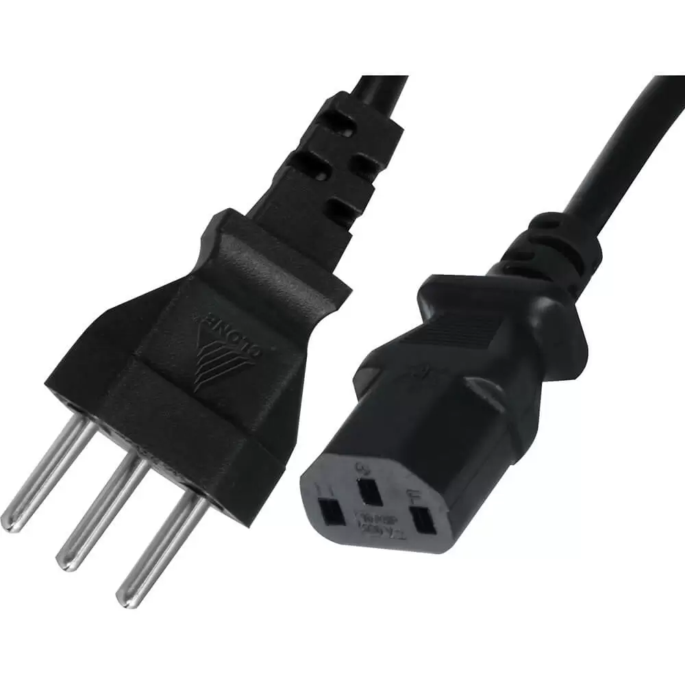 Cabo de força para PC 1,2 metros 250V