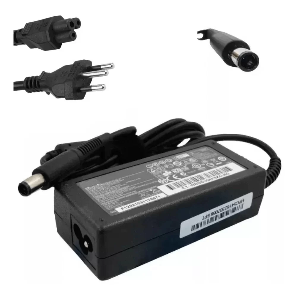 Fonte para Notebook HP Pino Grosso 18.5v 3.5a 65w