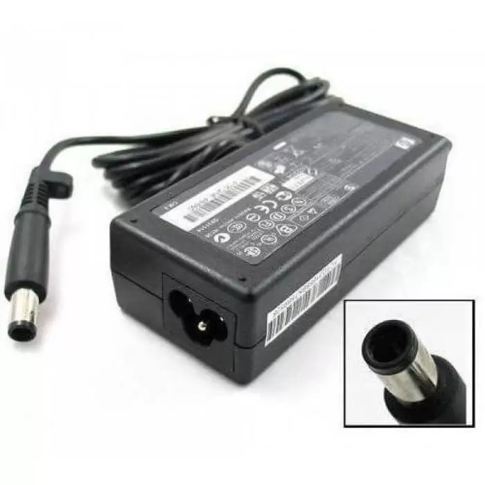 Fonte para Notebook HP Pino Grosso 65w Bivolt 18.5v 3.5a Preta