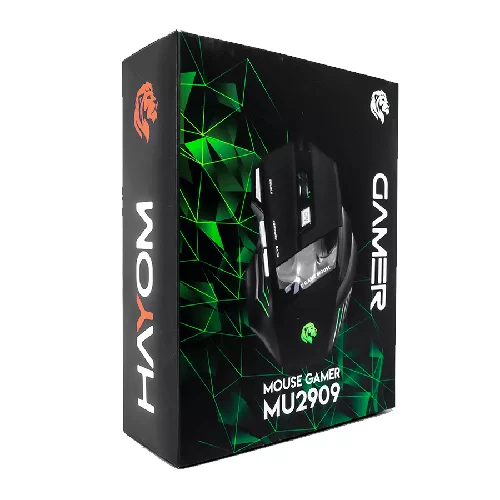 Mouse Gamer Hayom 7D MU-2909 DPI 7 Botões Preto com LED - Imagem 2
