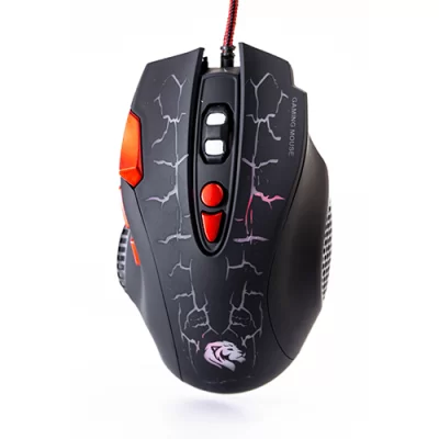 Mouse Gamer Hayom MU-2907 DPI 8 Botões Preto com LED RGB