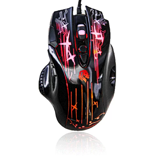 Mouse Gamer Hayom MU2905 DPI 8 Botões Preto com LED