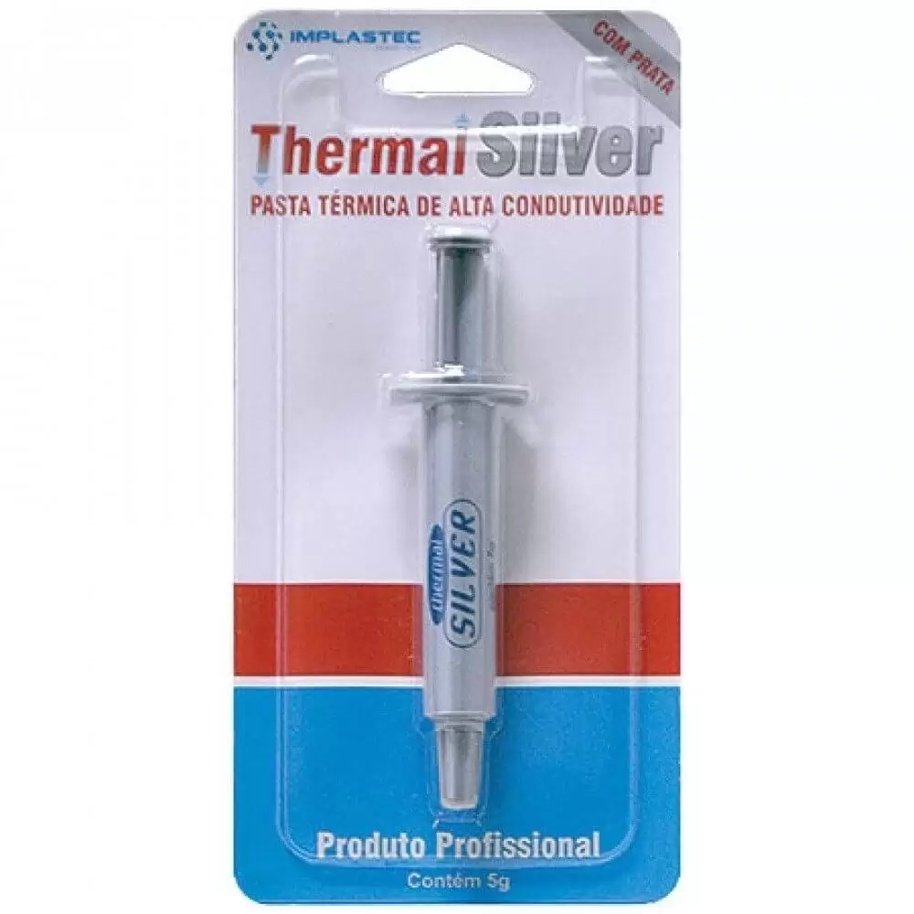Pasta Térmica Prata Thermal Silver Pote 5g Implastec - Imagem 2