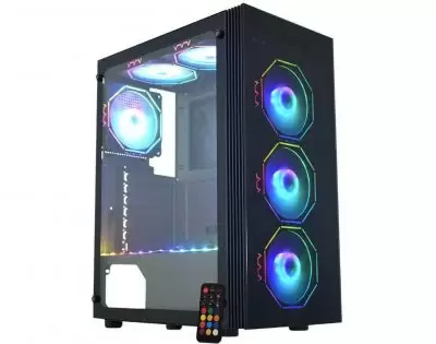 Gabinete Gamer Asgard Polygon CG-02Z5 K-Mex com 3 Coolers - Image 3
