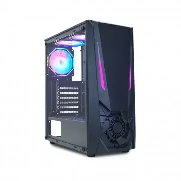 Gabinete Gamer JAEGER I CG-01TJ K-mex Preto com LED RGB