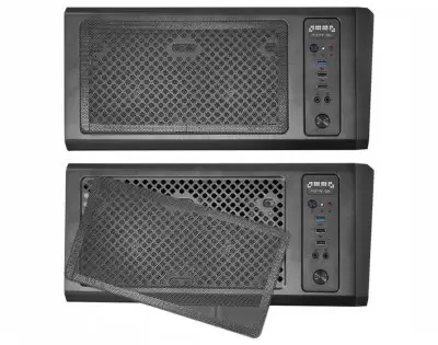 Gabinete Gamer Vamp CG-04P9 K-mex Com 3 Cooler Azul - Image 9