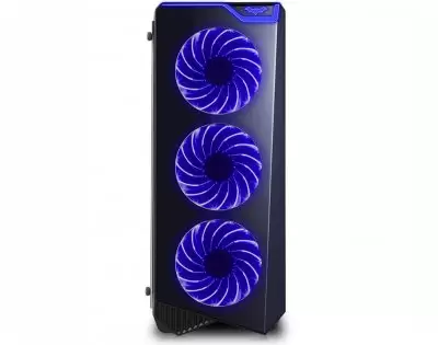 Gabinete Gamer Vamp CG-04P9 K-mex Com 3 Cooler Azul - Image 5