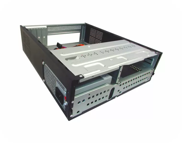 Gabinete Slim Preto GM-07T7 Home Office Com Fonte Bivolt - Imagem 2