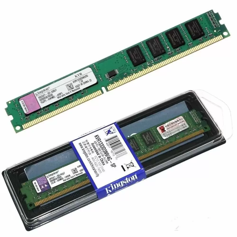 Memoria Ram 4GB DDR3 1333Mhz Kingston Box KVR1333D3N9/4G