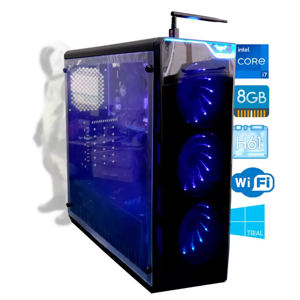 PC Gamer Completo i7 8GB 500w 240GB Wi-Fi WIN10 Voyager - PC Tech - Imagem 3