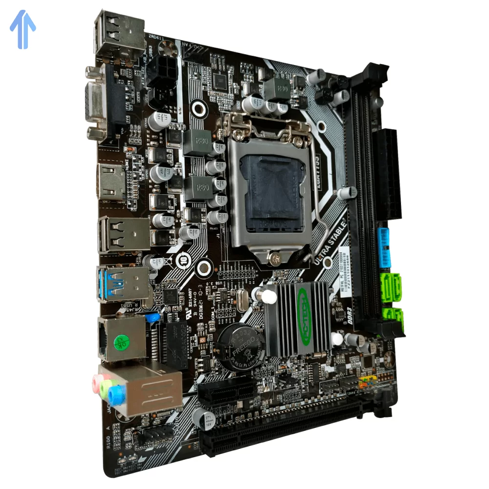 Placa Mãe H61 FFKS LGA 1155 2ª e 3ª geração com USB 3.0 LAN 10/100/1000 DDR3 VGA HDMI PCIE x16 2.0 PC-TECH BOX - Imagem 5