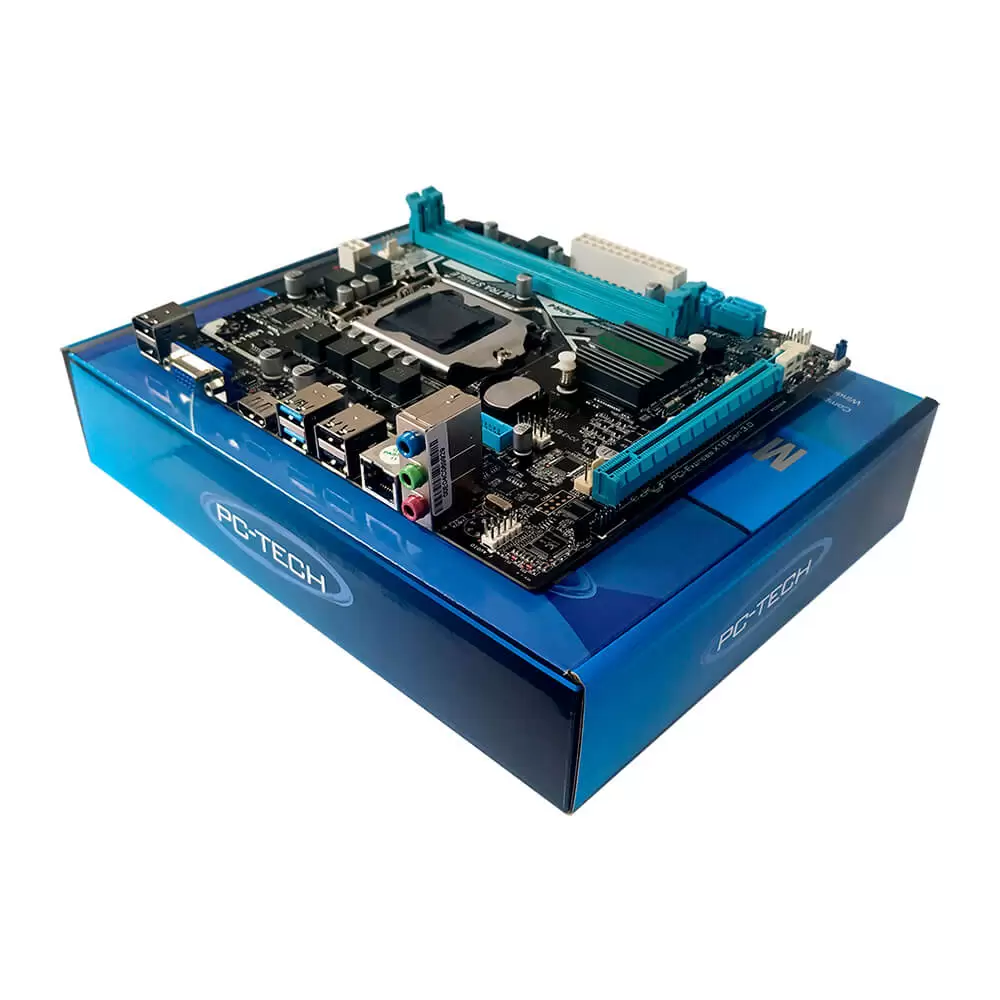Placa Mãe H310 CNB LGA 1151 6ª/7ª/8ª e 9ª geração com USB 3.0 DDR4 VGA HDMI PCIE x16 3.0 PC-TECH Box - Imagem 4