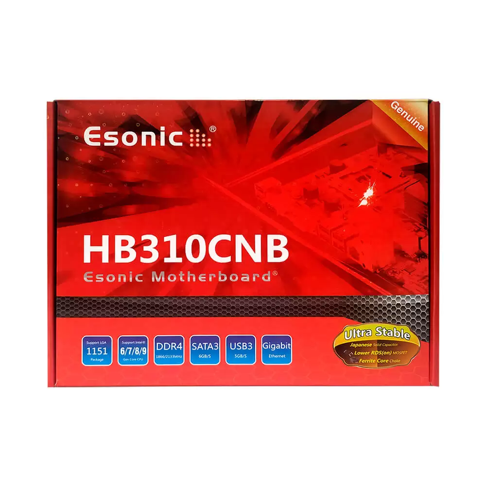 Placa Mãe H310 CNB1151 6ª/7ª/8ª e 9ª geração com USB 3.0 DDR4 VGA HDMI PCIE x16 3.0 ESONIC - Imagem 3