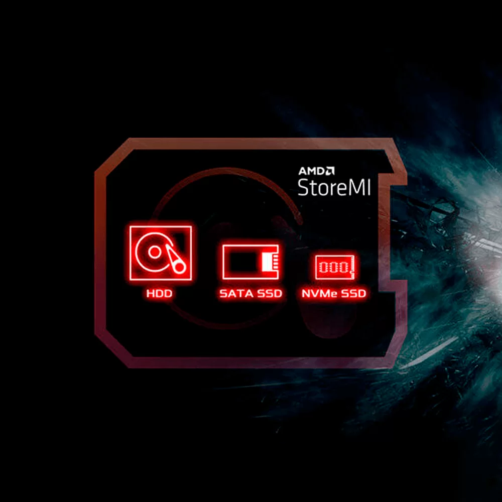 PLACA MÃE ASROCK B450M STEEL LEGEND DDR4 SOCKET AM4 CHIPSET AMD mATX - Imagem 6