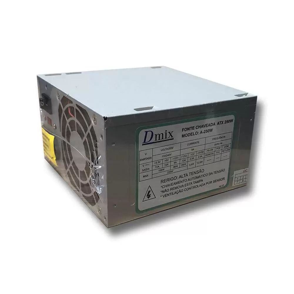 Fonte ATX 250W DMIX A-250 Box Sem Cabo - Imagem 2