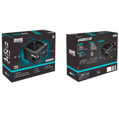 Fonte de Alimentação ATX 500W GAMER K-MEX EU459 - 80PLUS WHITE FCC CE CB BOX - Image 3