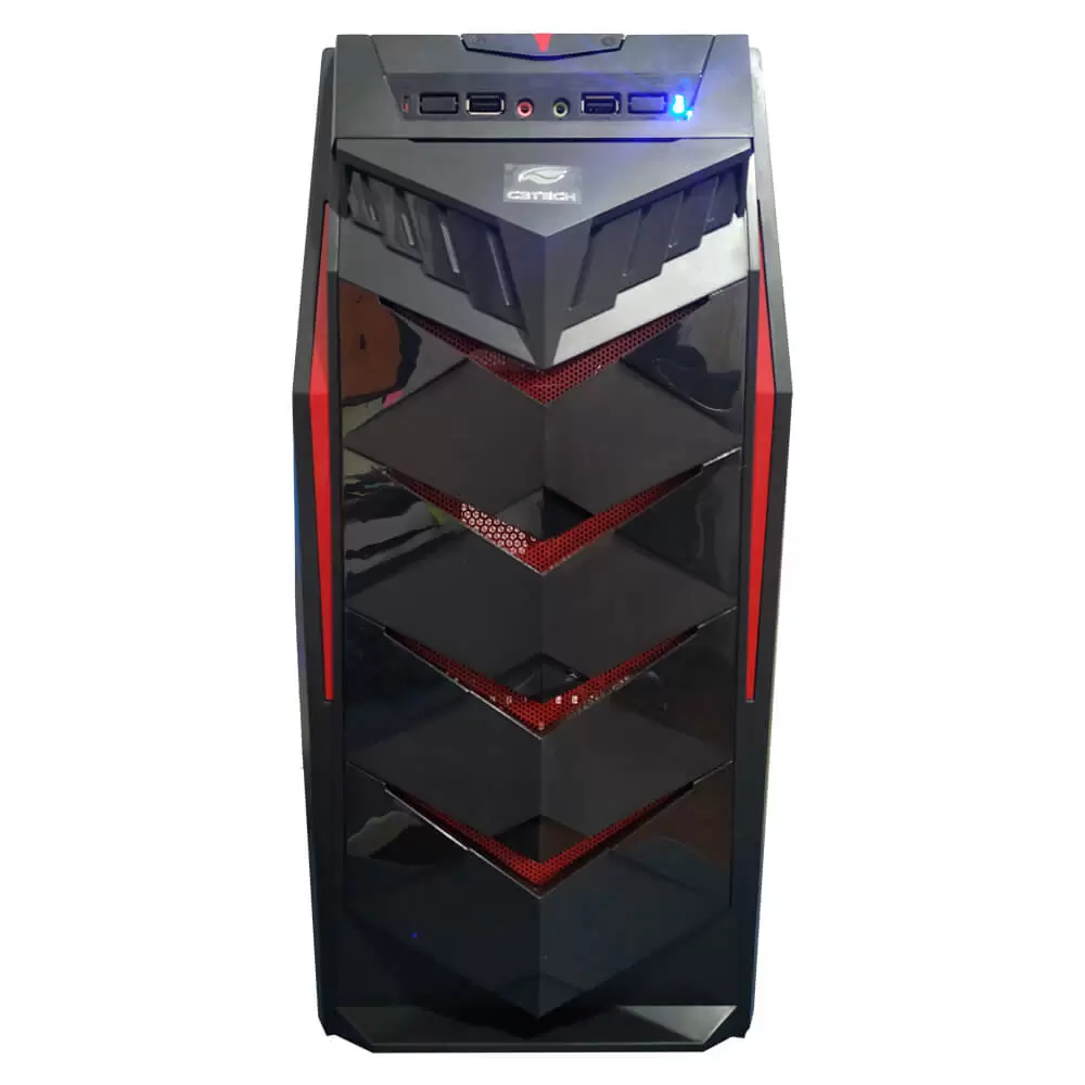 Gabinete Gamer MT-G70BK Audio HD C3Tech Mid tower Sem Fonte - Imagem 2