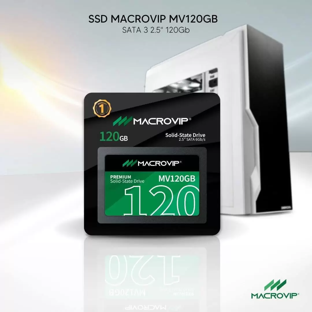 SSD 120 GB MACROVIP MV120GB 2.5” SATA III LEITURA 520MBPS / GRAVAÇÃO 450MBPS BOX - Imagem 5
