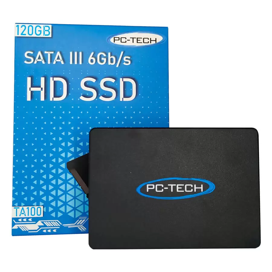 HD SSD 120gb Sata III 2.5" Leitura 550Mbps / Gravação 480Mbps PT-120A PC – TECH
