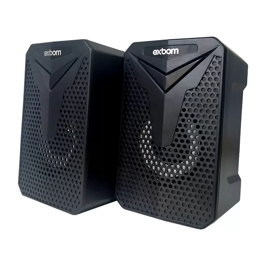 CAIXA DE SOM USB COM LED COLORIDO 10W 5V CS-C54 EXBOM PARA DESKTOP E NOTEBOOK - Imagem 5