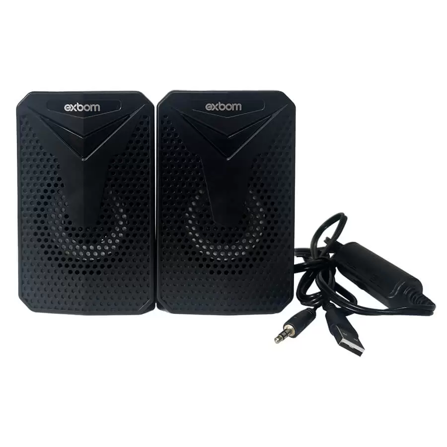 CAIXA DE SOM USB COM LED COLORIDO 10W 5V CS-C54 EXBOM PARA DESKTOP E NOTEBOOK - Imagem 6