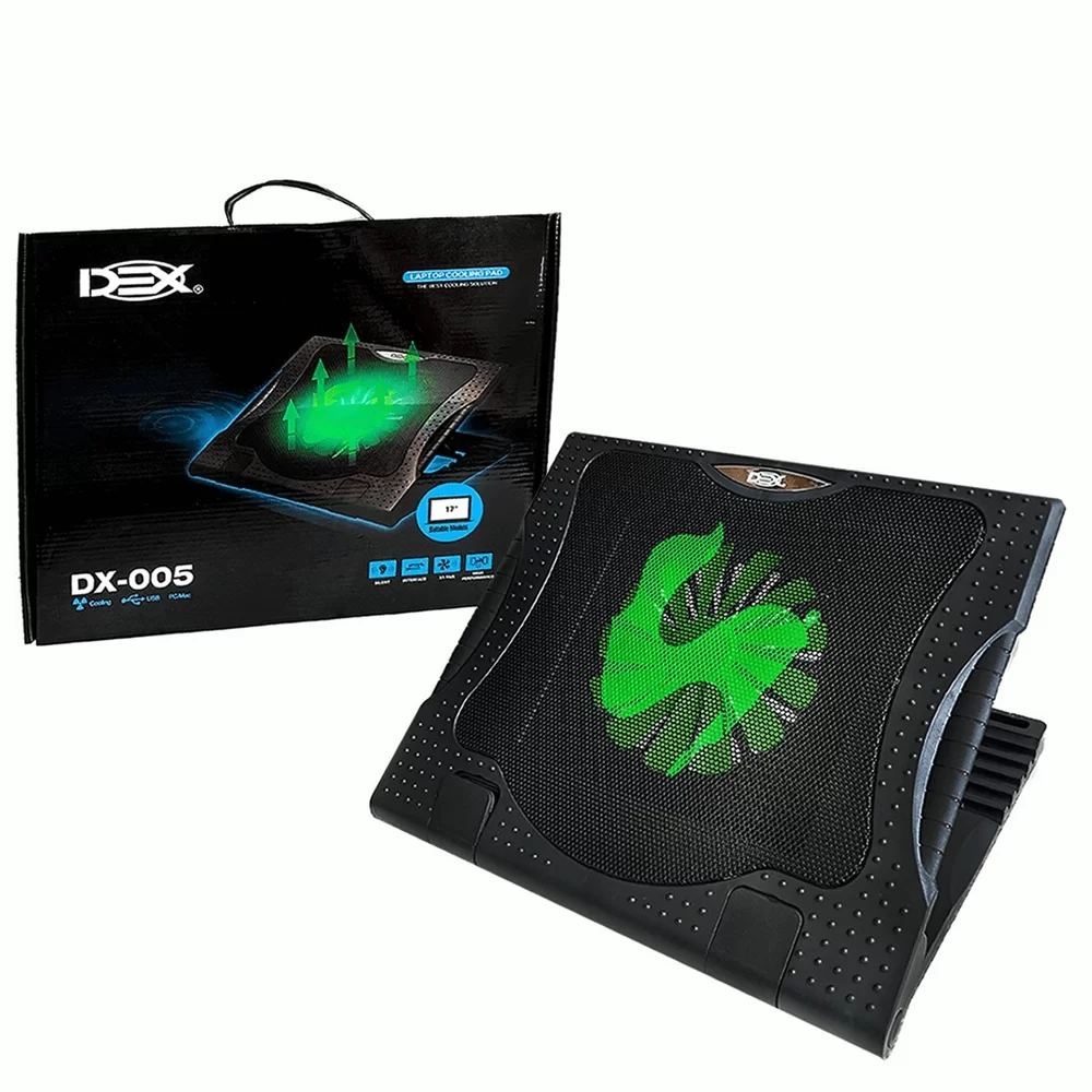 Suporte Base para Notebook Ajustável com Cooler e HUB USB Dex Dx-005 - Imagem 2