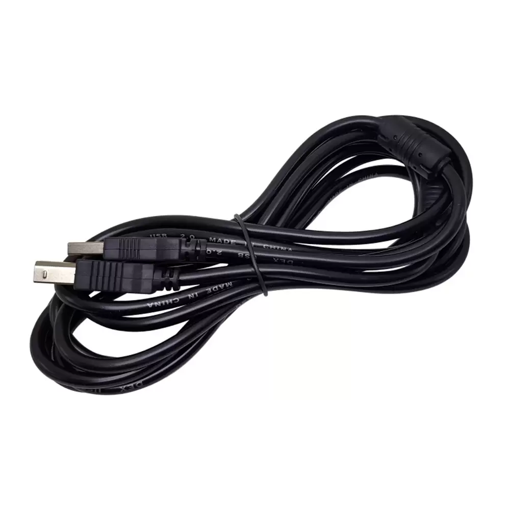 CABO UNIVERSAL DE IMPRESSORA 5 METROS USB 2.0 A/B COM FILTRO DEX C50