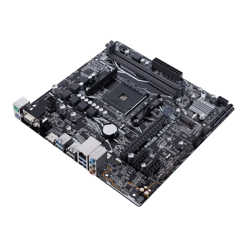 PLACA MÃE ASUS PRIME A320M-K/BR AMD AM4 DDR4 RYZEN MICRO ATX OEM - Imagem 2